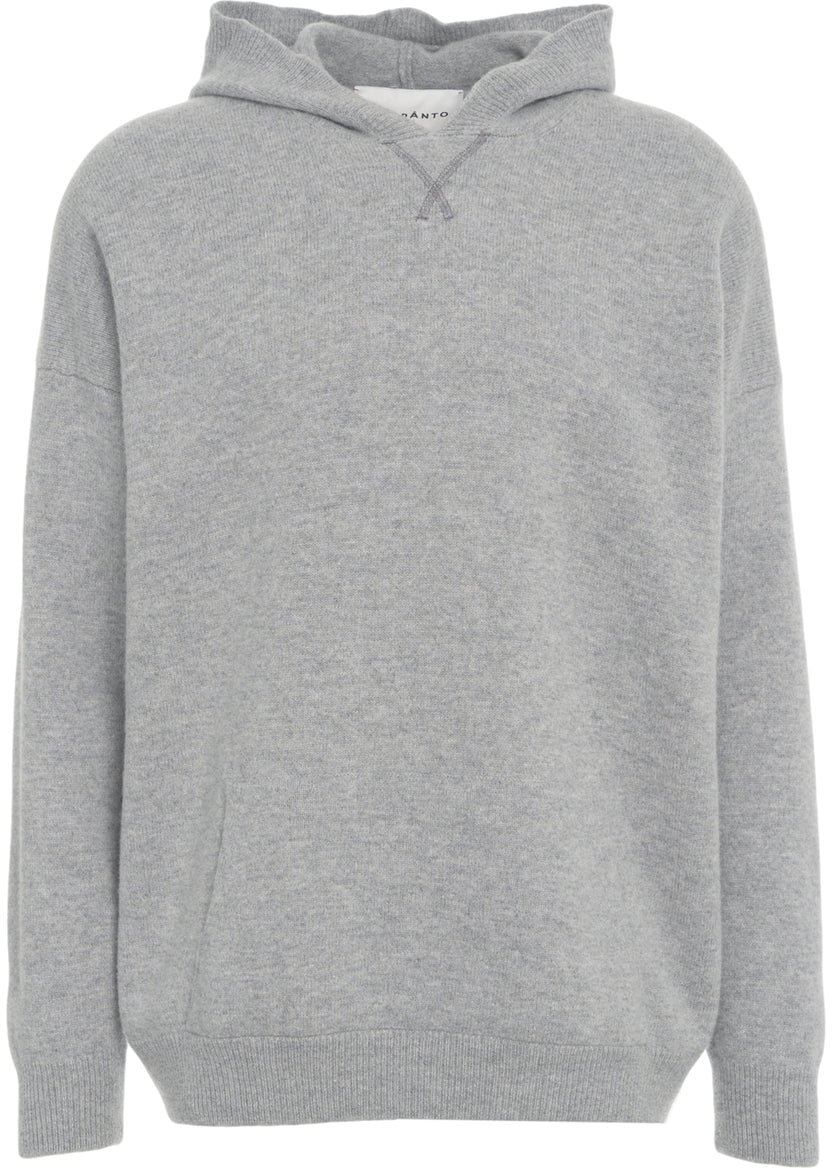 Amaranto Hooded sweater Beige