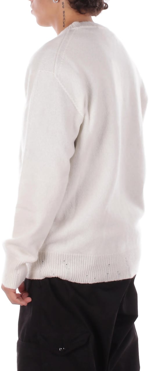 Amaranto Sweaters Cream Wit