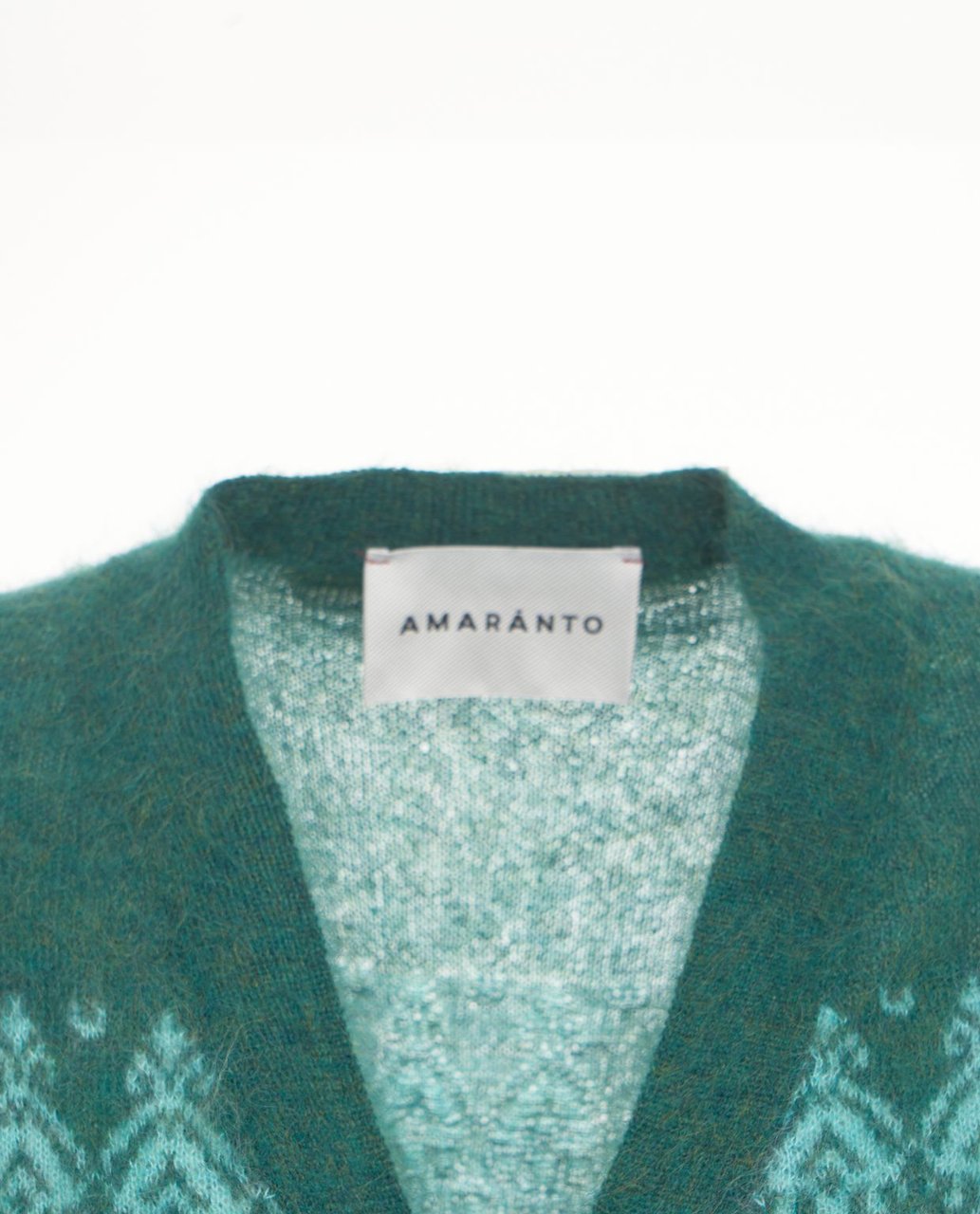 Amaranto Wool cardigan Groen