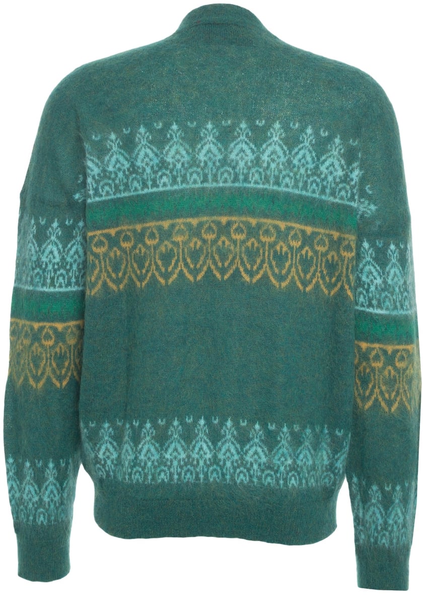 Amaranto Wool cardigan Groen
