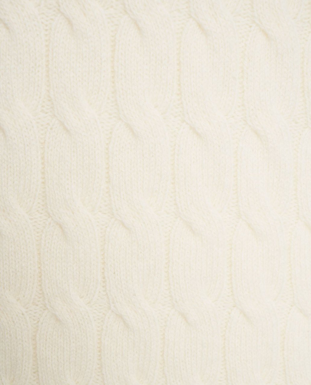 Amaranto Knitted sweater with cable knit pattern Wit