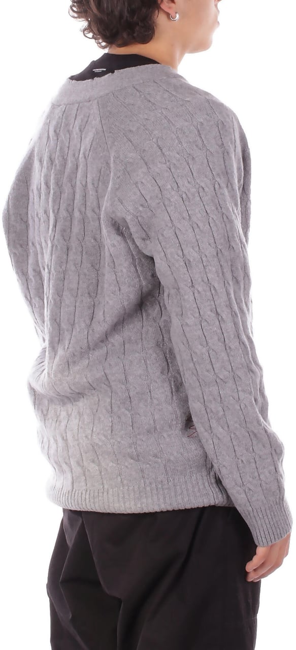 Amaranto Sweaters Silver Lichtgrijs