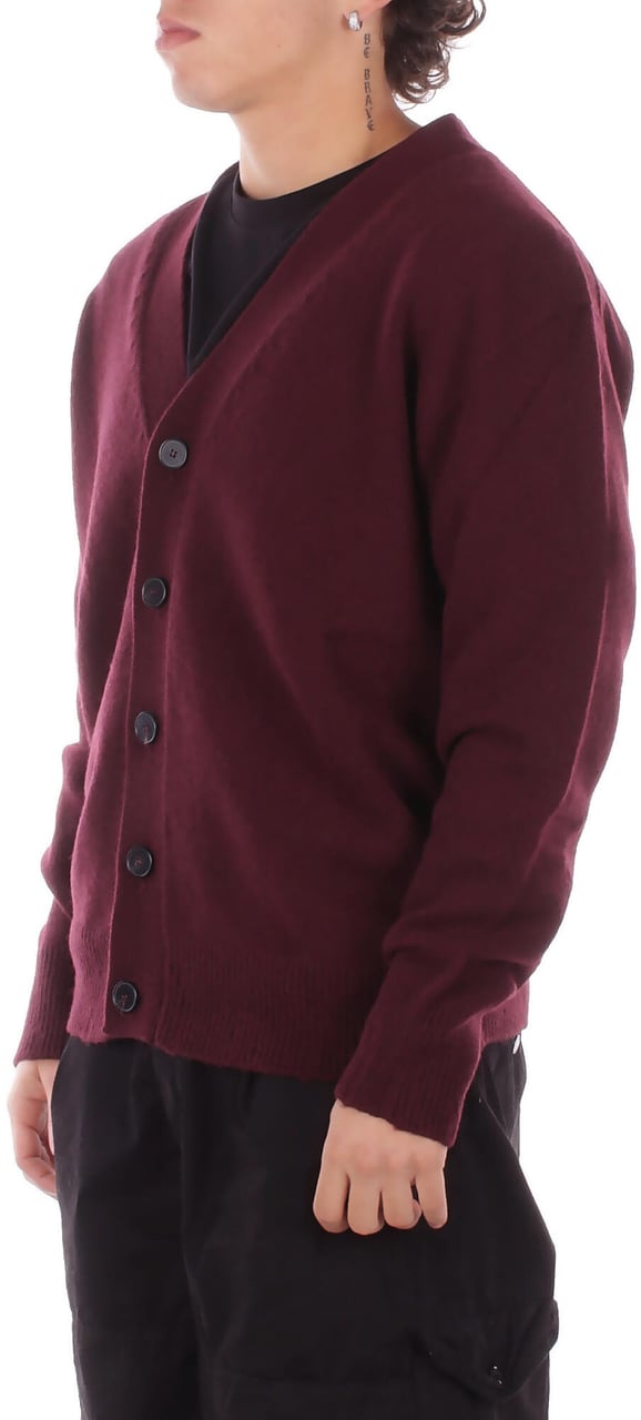 Amaranto Sweaters Dark Violet Paars