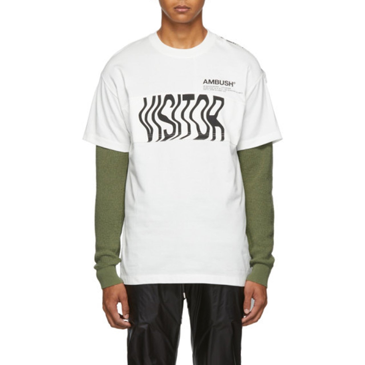 AMBUSH Ambush White Cape T-Shirt Wit