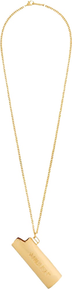 AMBUSH Collana Con Porta Accendino Maroon