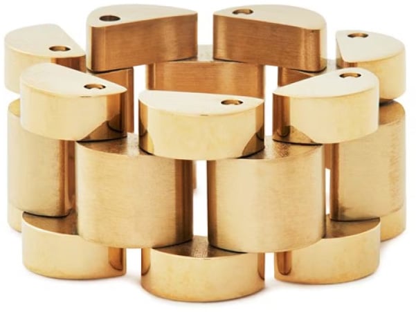 AMBUSH Rollie Chain Ring Goud