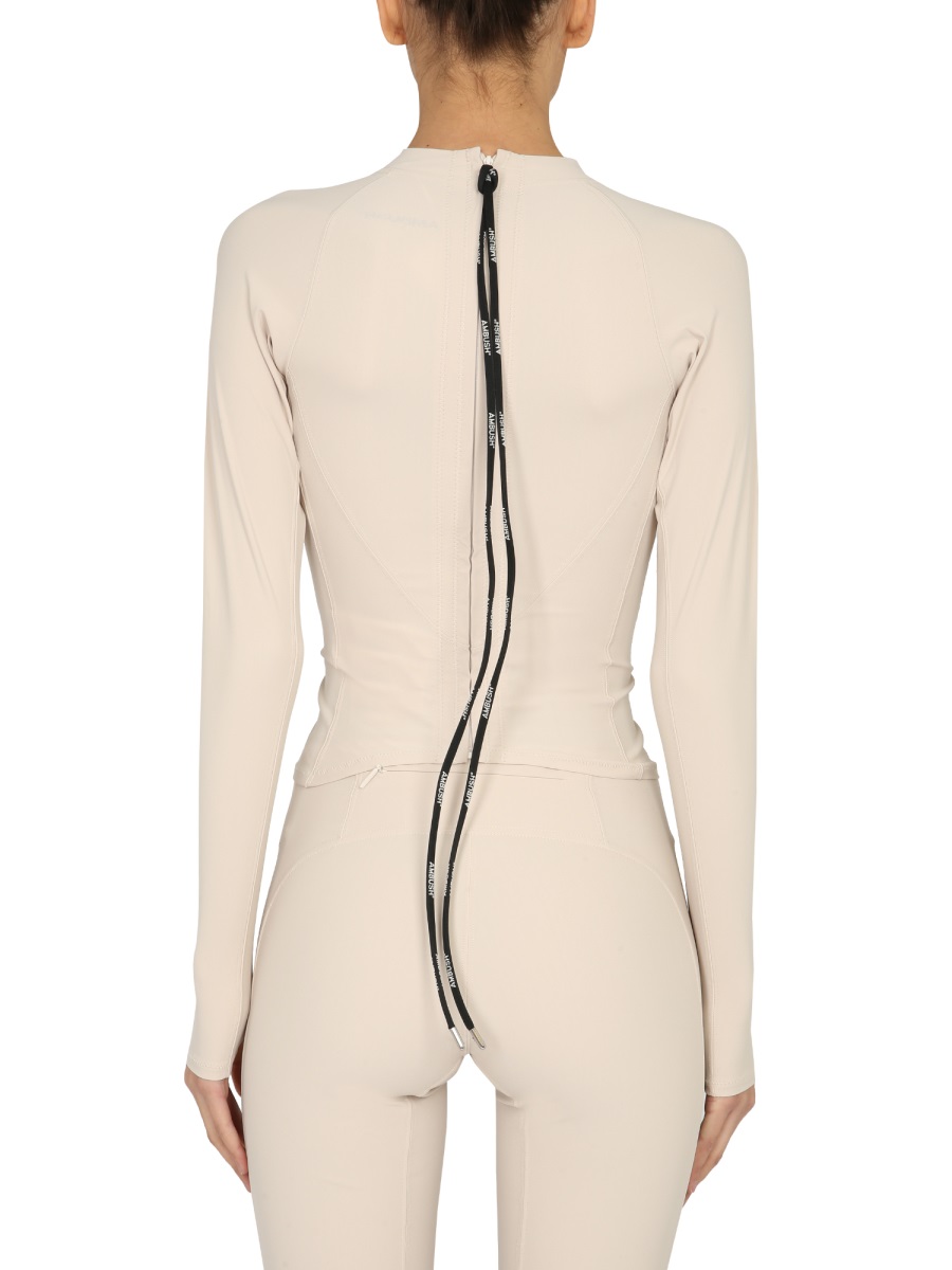 AMBUSH LONG SLEEVE T-SHIRT Beige