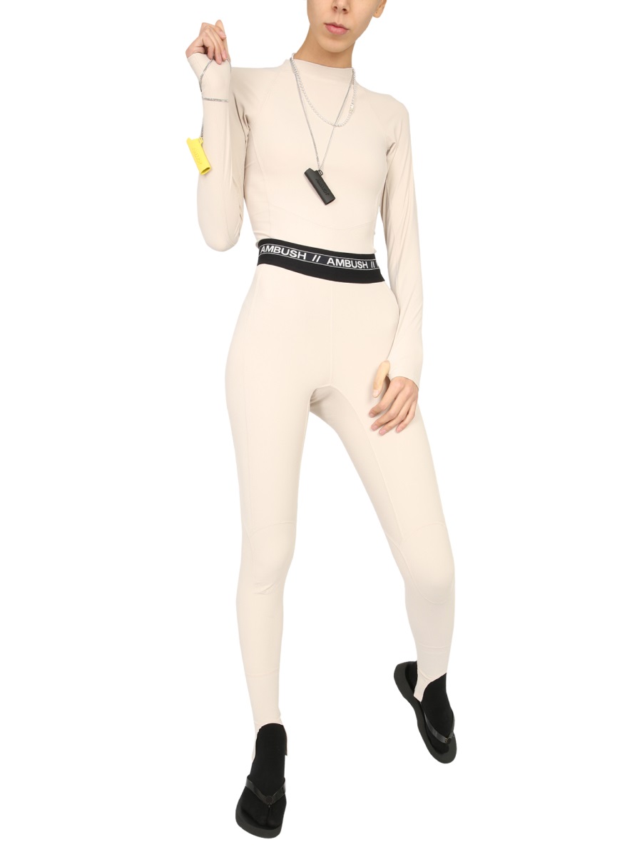 AMBUSH LONG SLEEVE T-SHIRT Beige