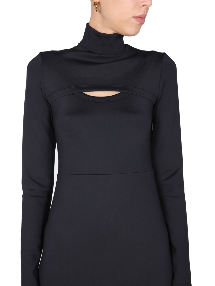 AMBUSH CUT OUT DRESS Zwart