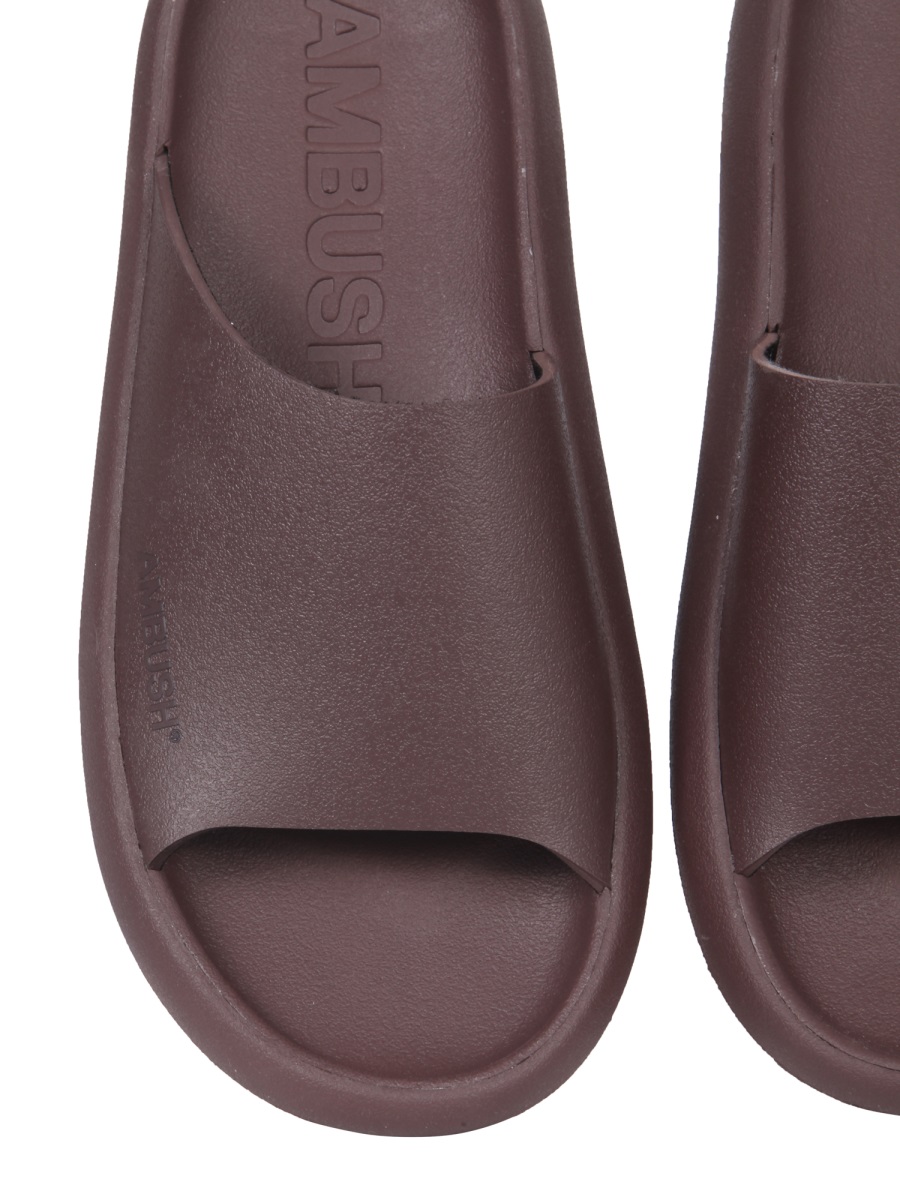 AMBUSH RUBBER SLIDE SANDALS Bruin