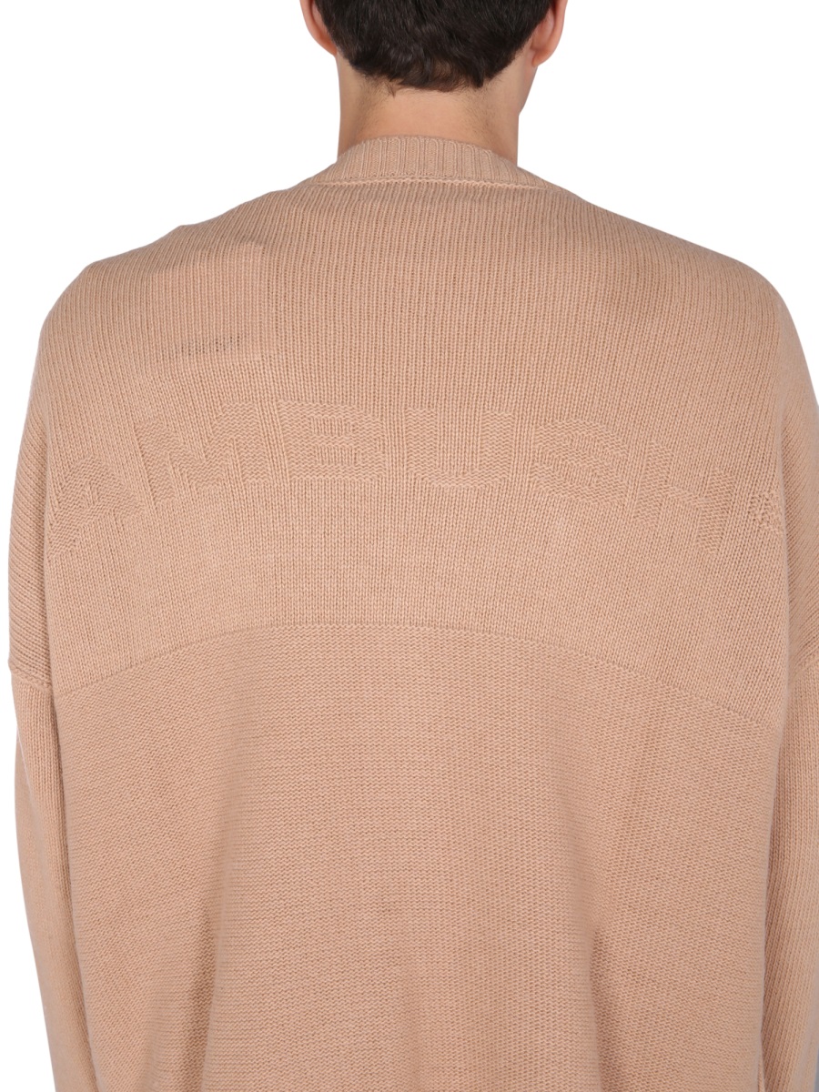 AMBUSH OVERSIZE FIT CARDIGAN Beige