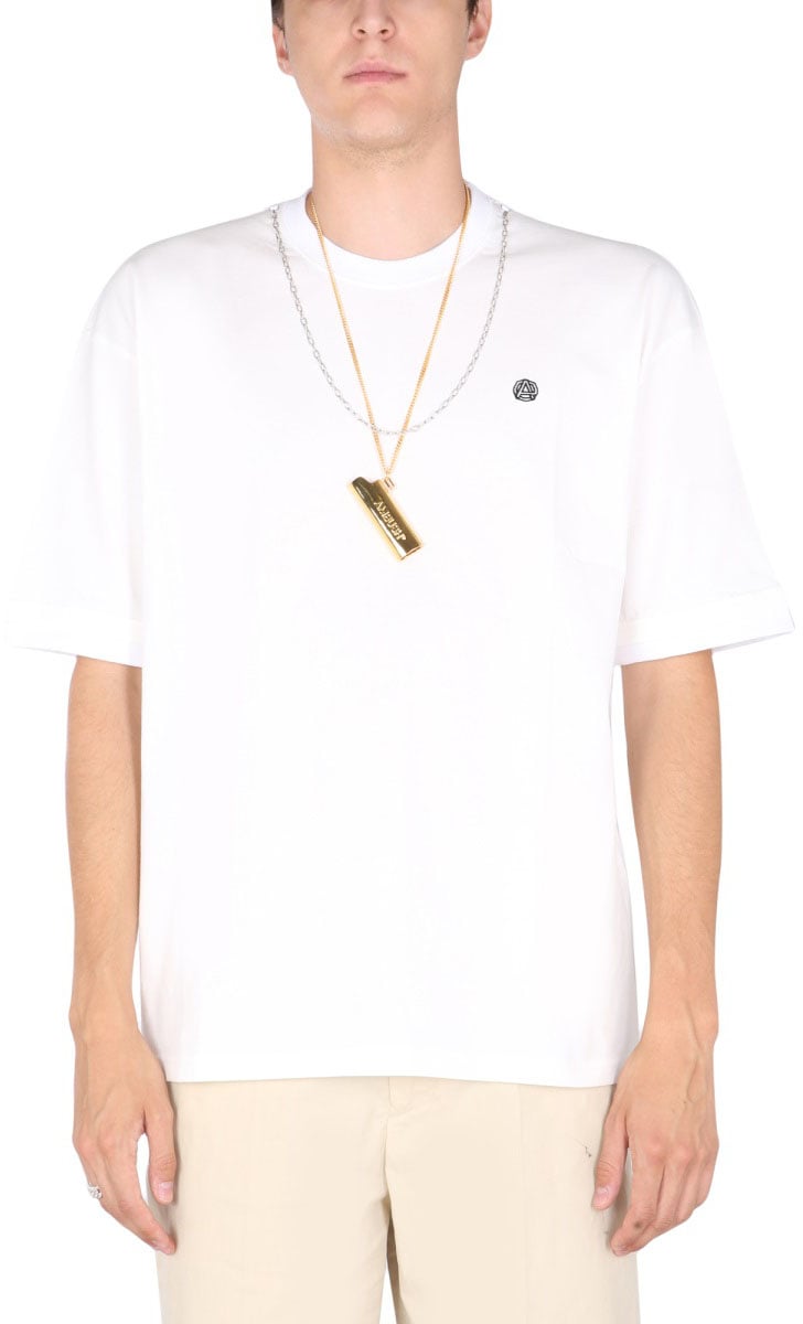 AMBUSH CHAIN NECK T-SHIRT Wit