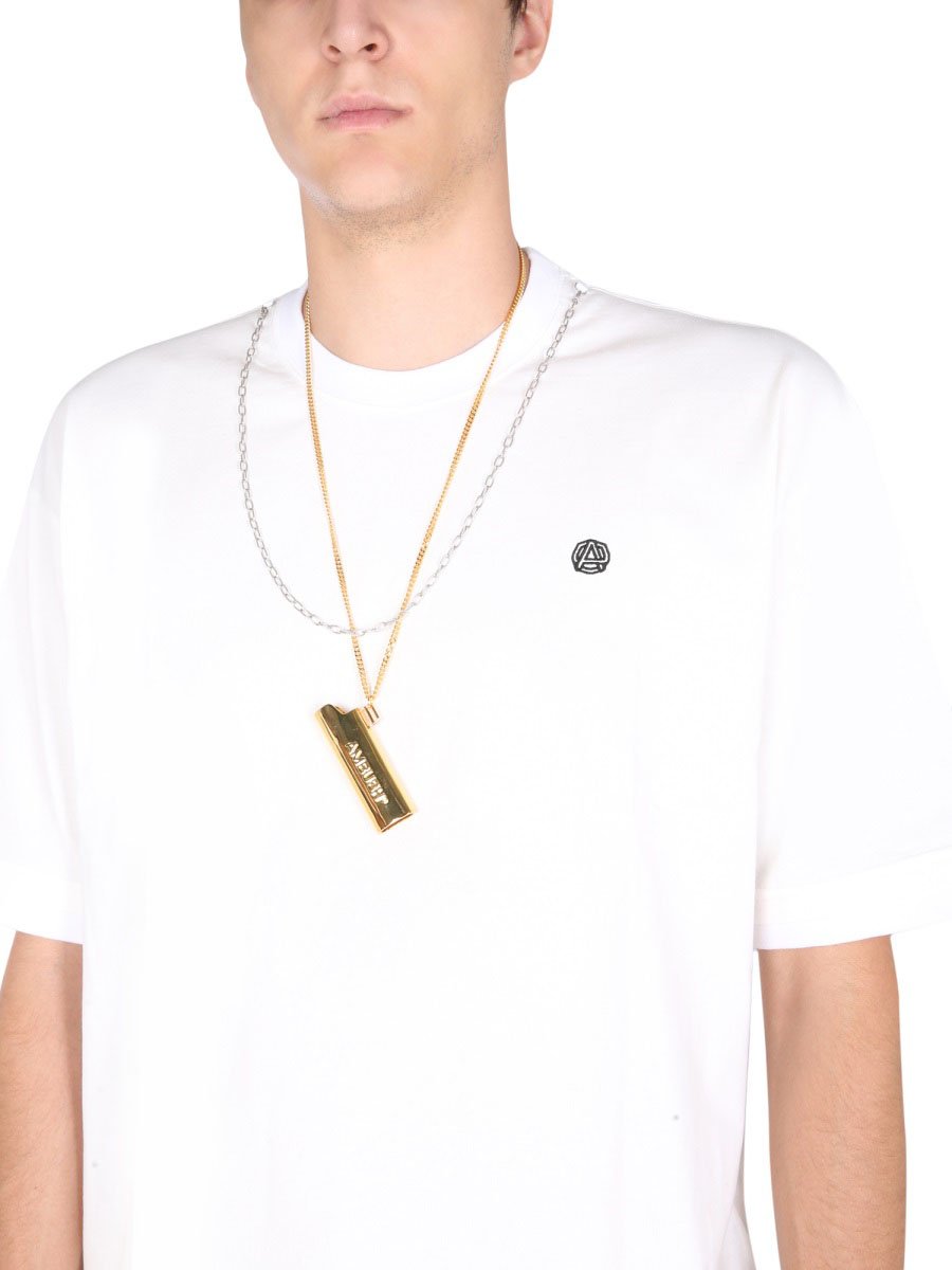 AMBUSH CHAIN NECK T-SHIRT Wit