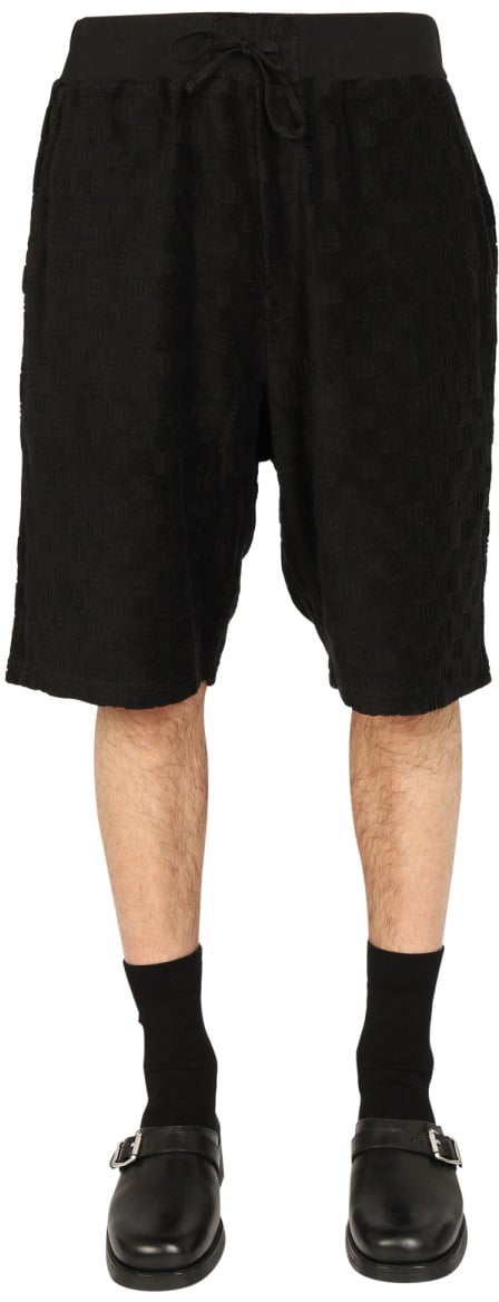 AMBUSH MONOGRAM LOGO BERMUDA Zwart