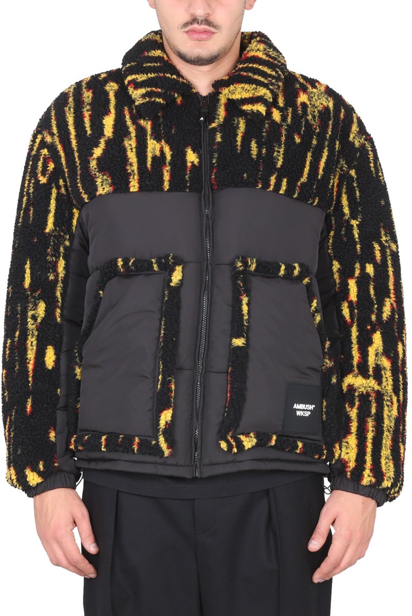 AMBUSH JACKET WITH LOGO Geel