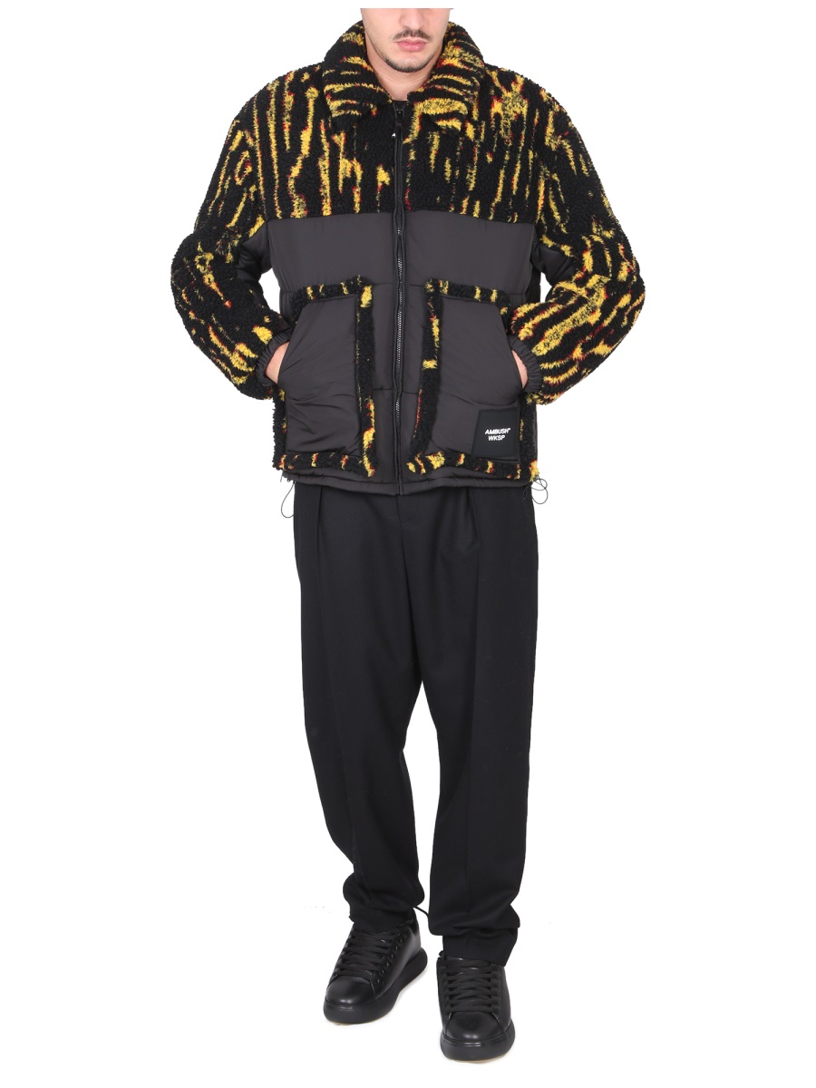 AMBUSH JACKET WITH LOGO Geel