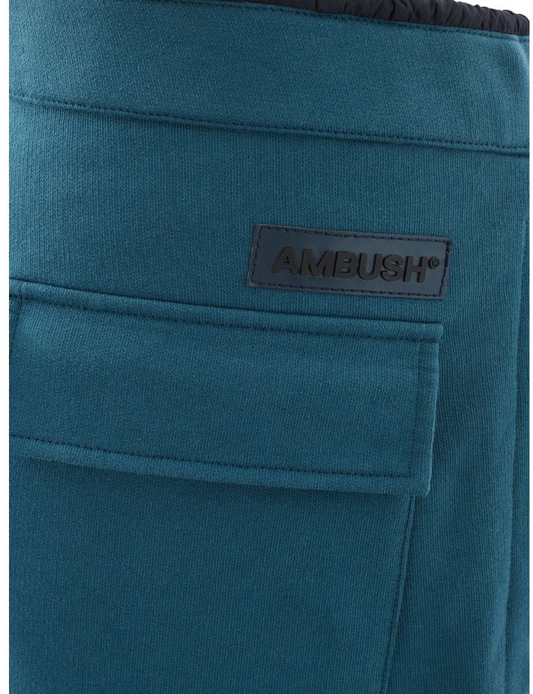 AMBUSH Ambush Blue Cotton Athletic Pants Blauw