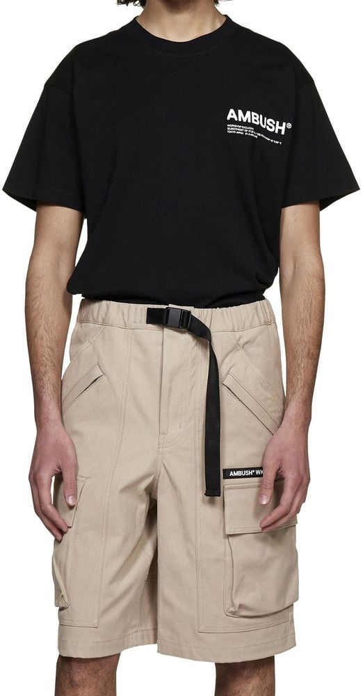 AMBUSH Ambush Beige Cotton Bermuda Shorts Beige