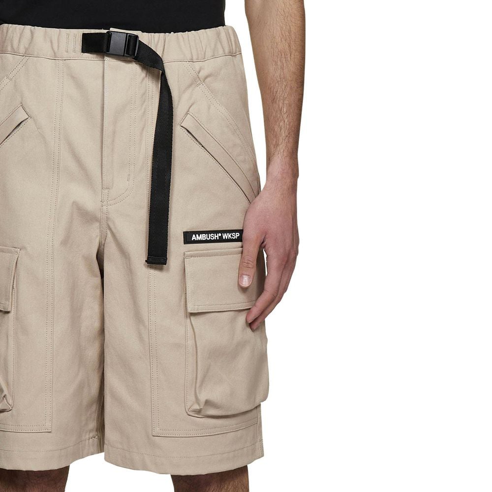 AMBUSH Ambush Beige Cotton Bermuda Shorts Beige