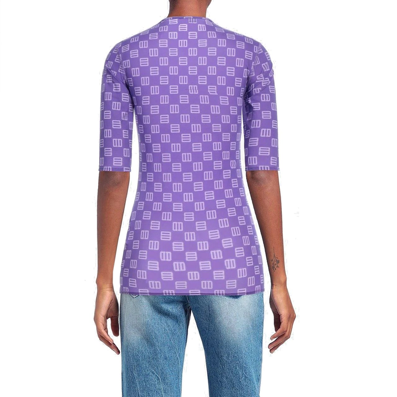 Ambush Jersey T-Shirt Paars