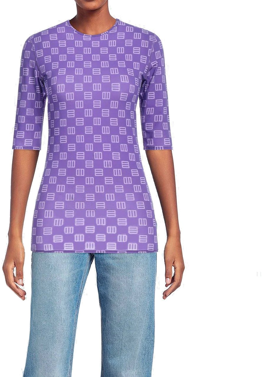 Ambush Jersey T-Shirt Paars