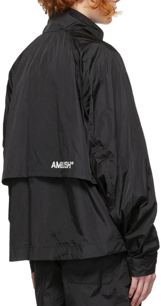 AMBUSH Ambush Black Polyamide Shell Jacket Zwart