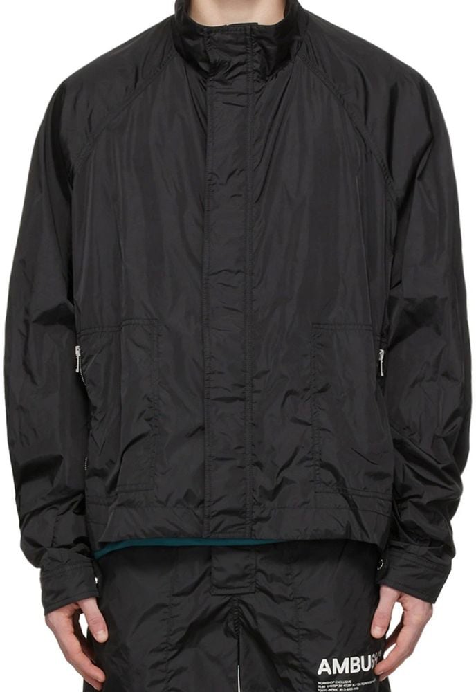 AMBUSH Ambush Black Polyamide Shell Jacket Zwart