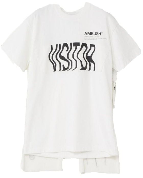 AMBUSH Ambush White Cotton T-Shirt Wit