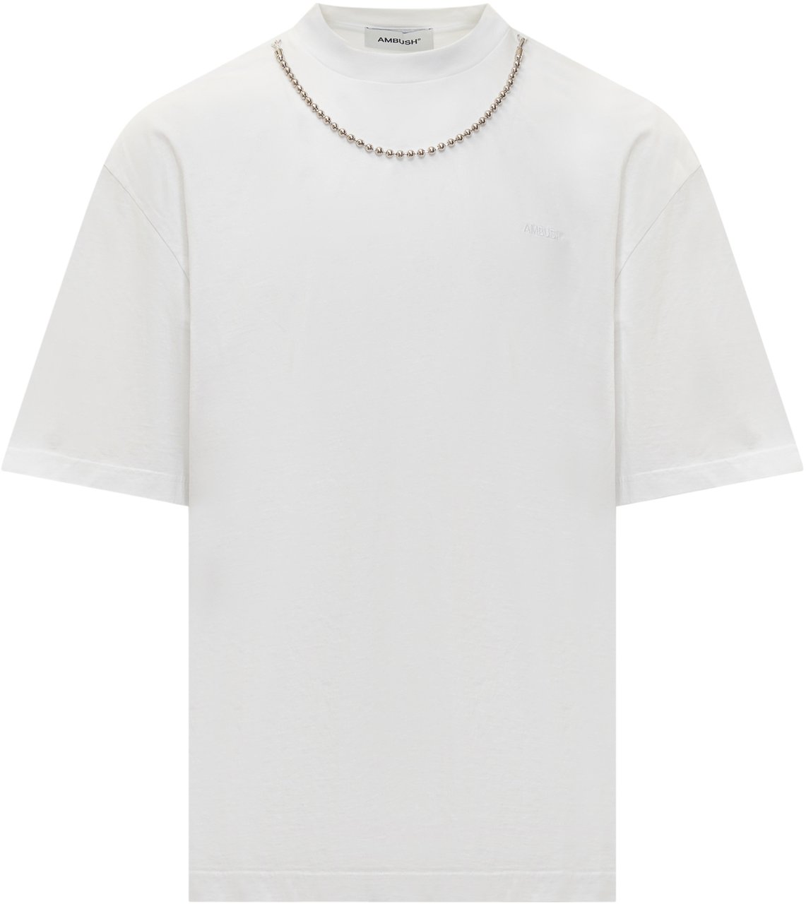 AMBUSH T-Shirt Ballchain Wit