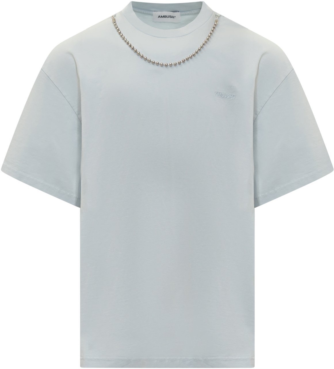 AMBUSH T-Shirt Ballchain Blauw
