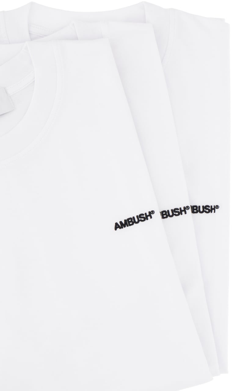 AMBUSH AMBUSH White cotton t-shirt set Wit