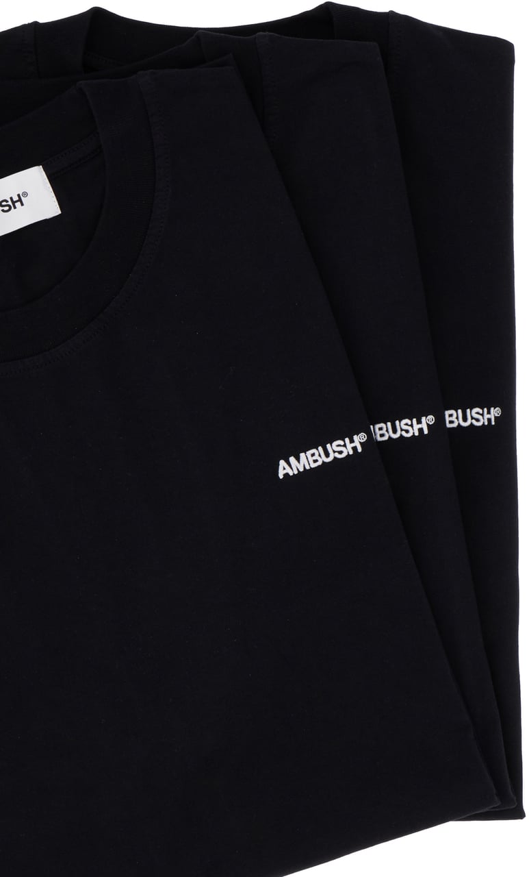 AMBUSH AMBUSH Black cotton t-shirt set Zwart