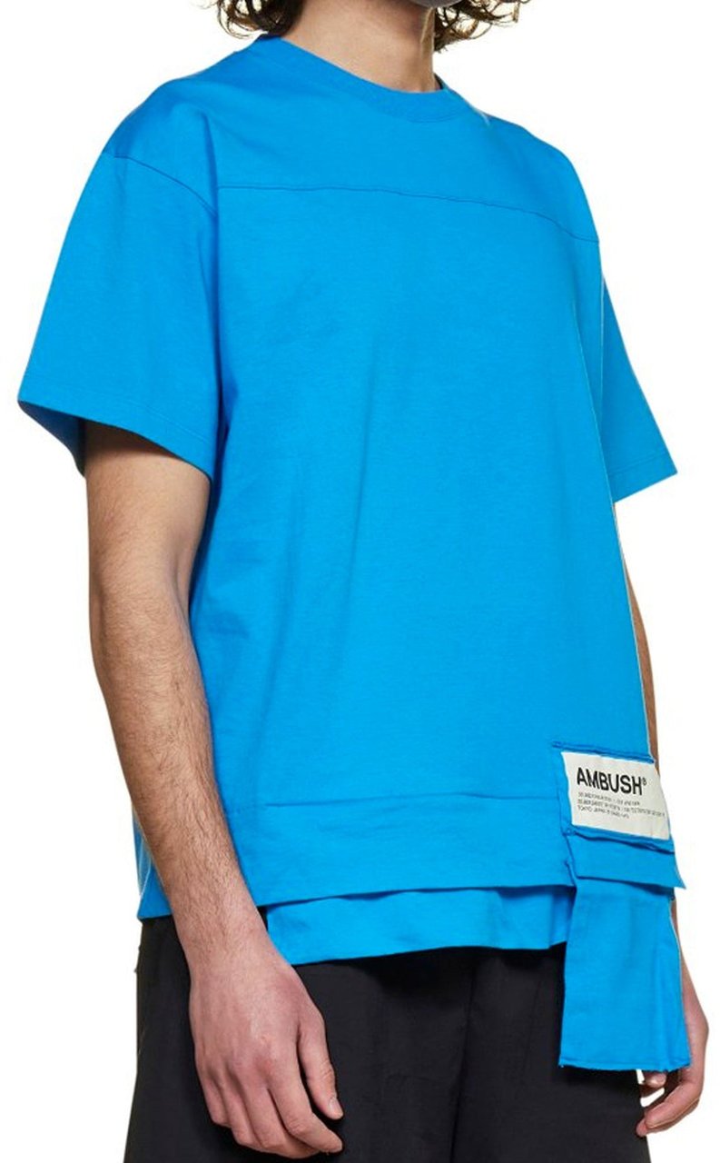 AMBUSH Ambush Cotton Logo T-Shirt Blauw