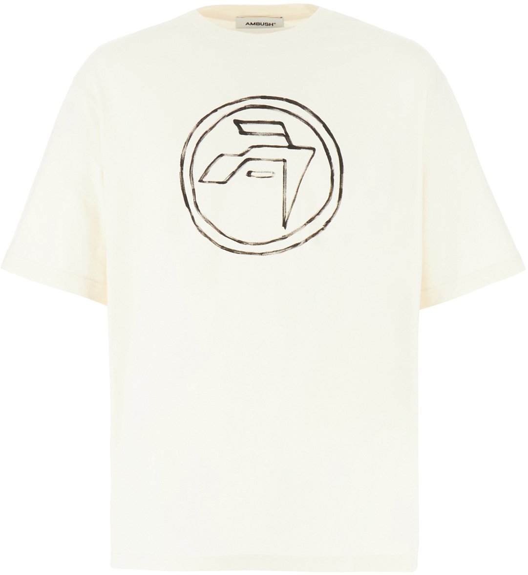 AMBUSH AMBUSH Ivory cotton oversize t-shirt Neutraal