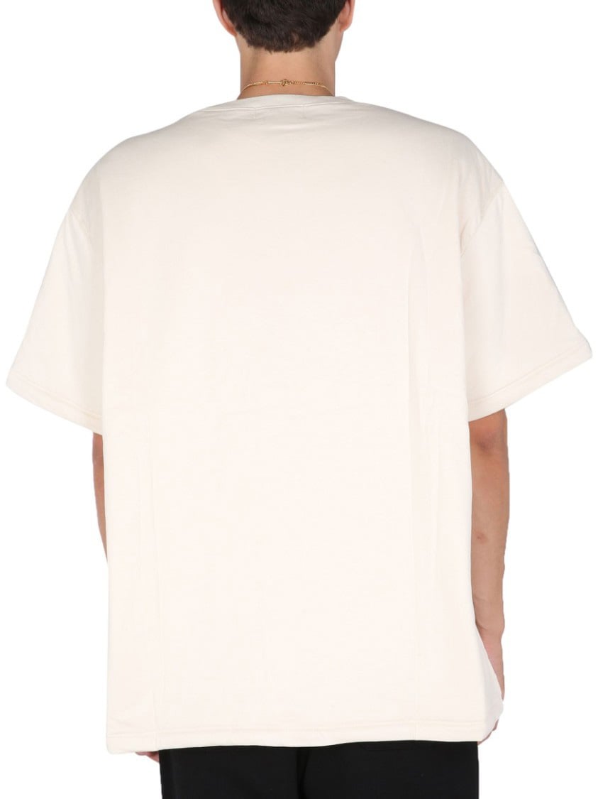 AMBUSH Padded T-Shirt With Embroidered Logo Neutraal