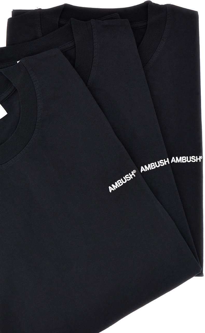 AMBUSH AMBUSH Black cotton t-shirt set Zwart
