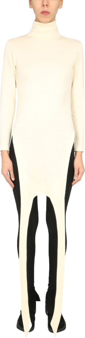 AMBUSH Polo Neck Apron Sweater Neutraal