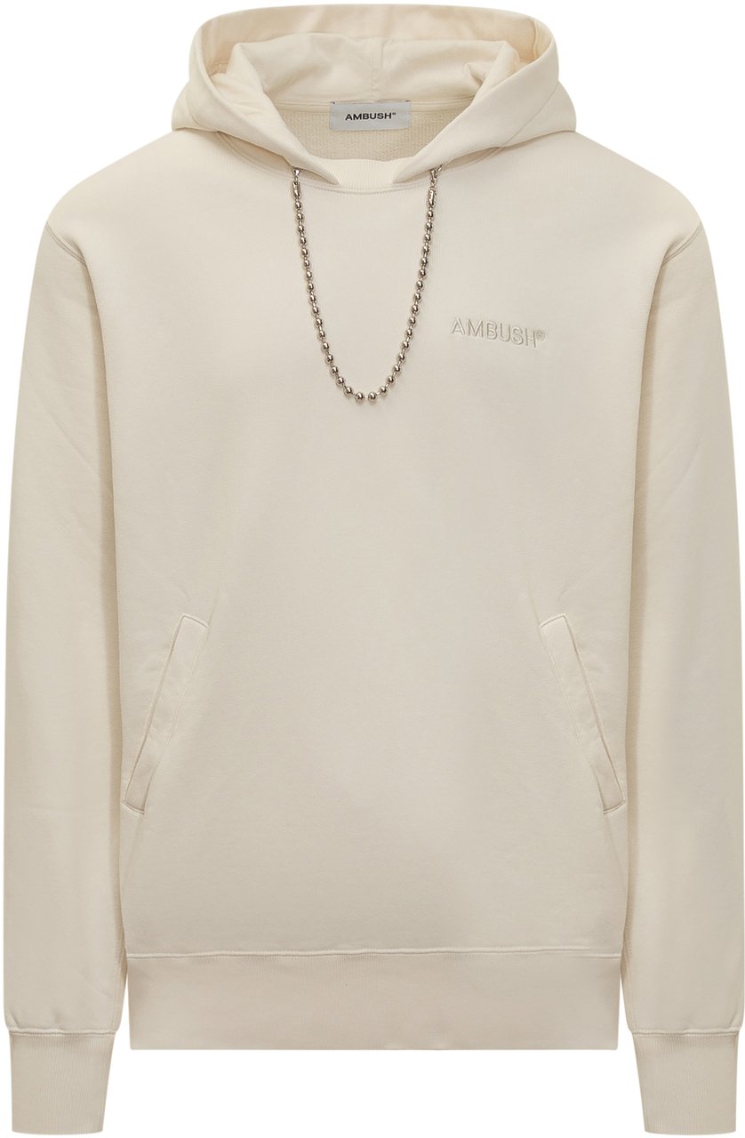 AMBUSH Felpa Ballchain Beige