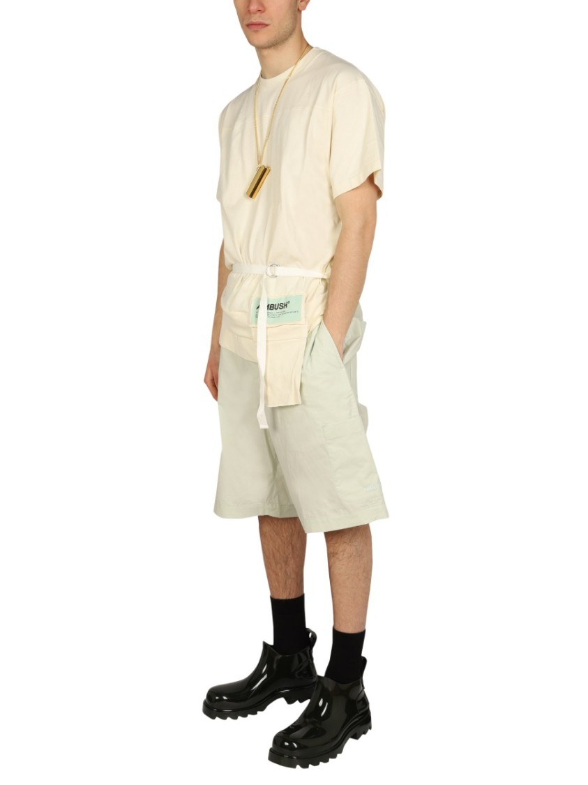 AMBUSH Relaxed Fit Bermuda Shorts Neutraal