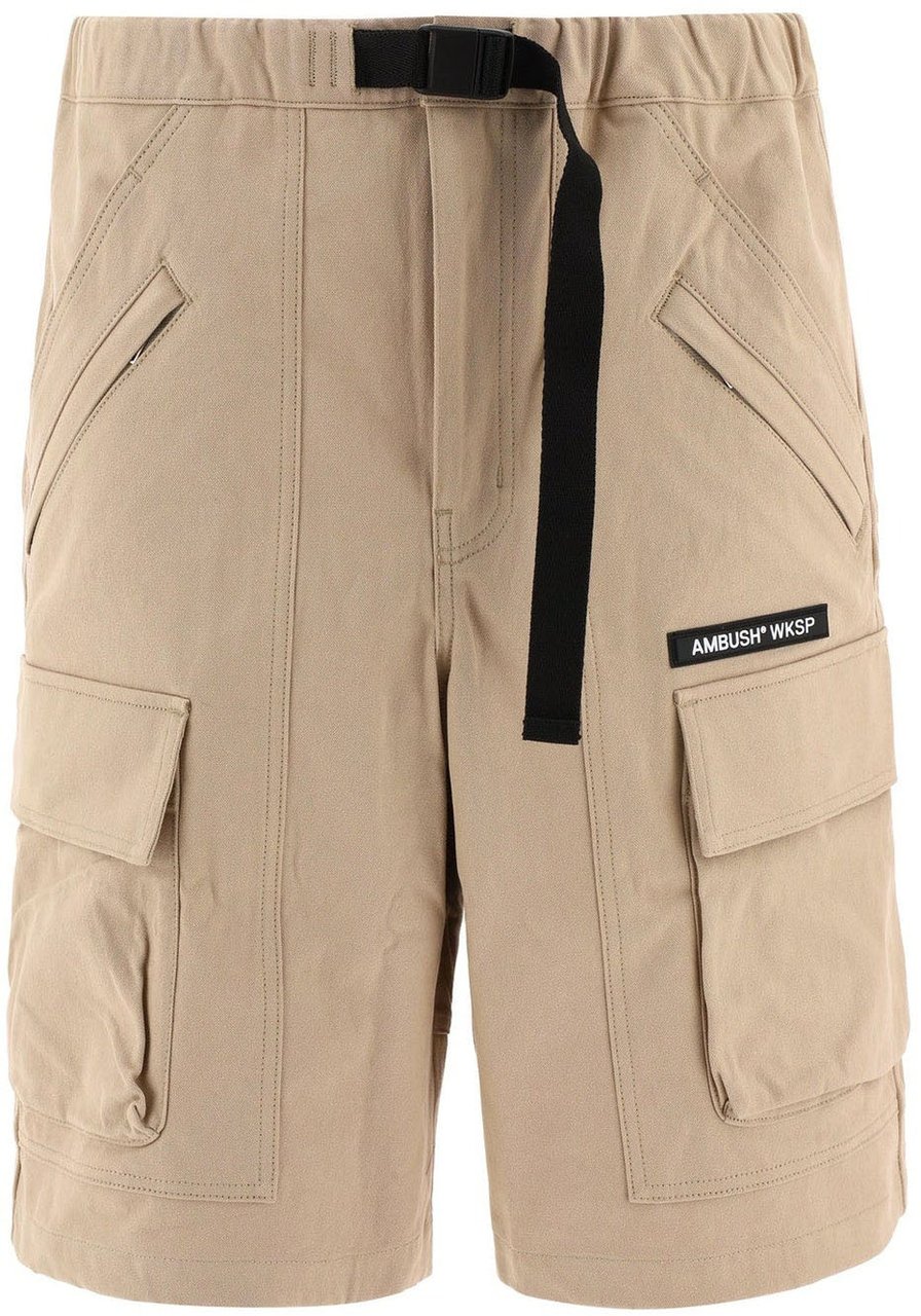AMBUSH Ambush Cotton Bermuda Shorts Beige