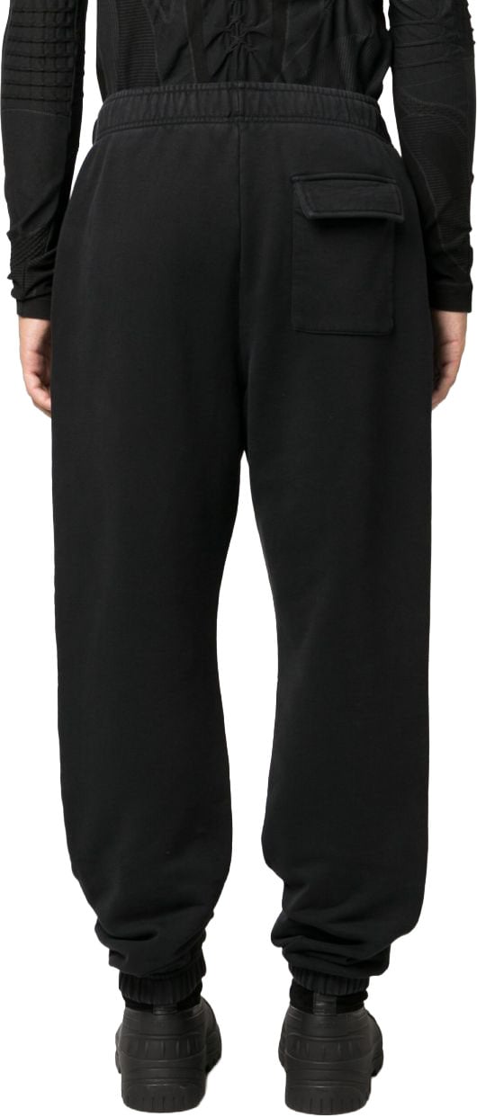 AMBUSH Black Regular Sweat Pants Cotton Pants Zwart