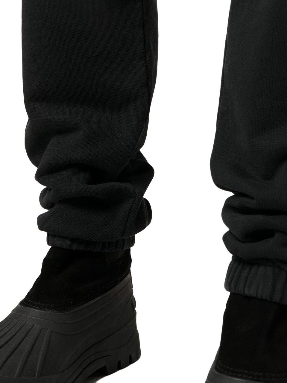 AMBUSH Black Regular Sweat Pants Cotton Pants Zwart