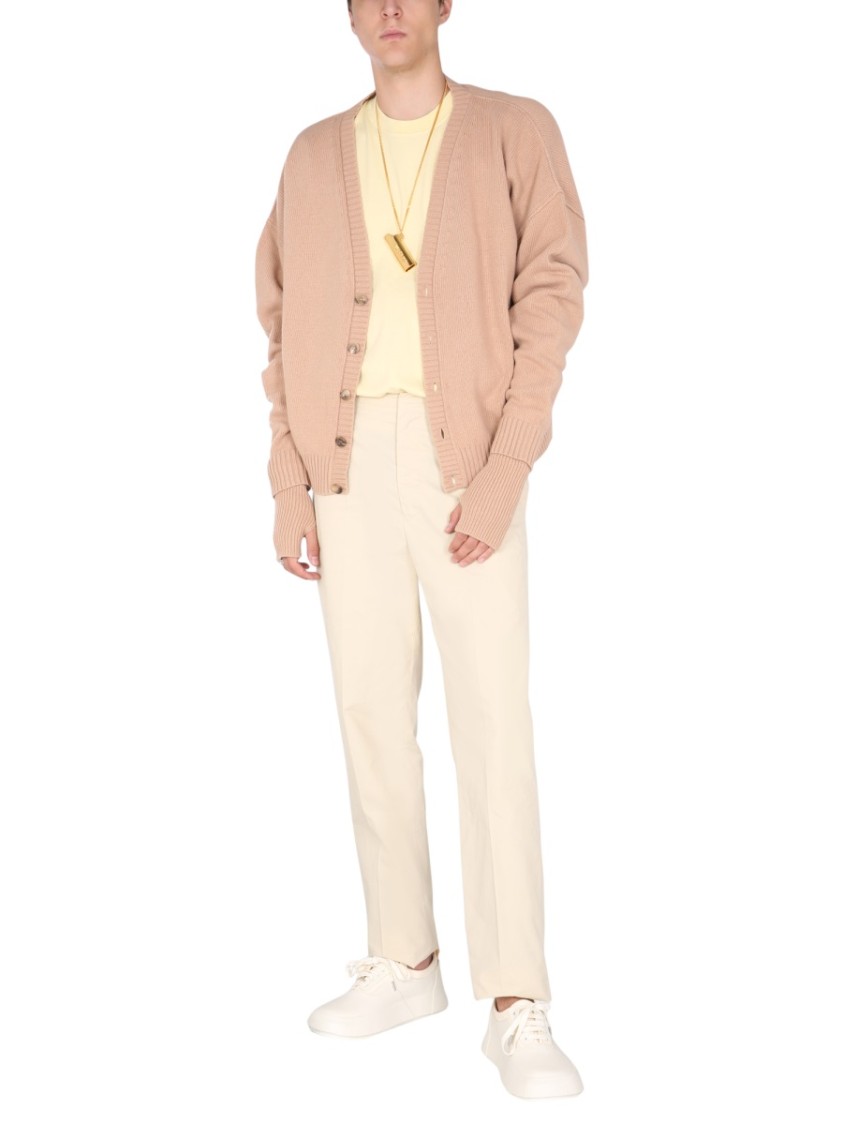AMBUSH V-Neck Oversized Cardigan Neutraal