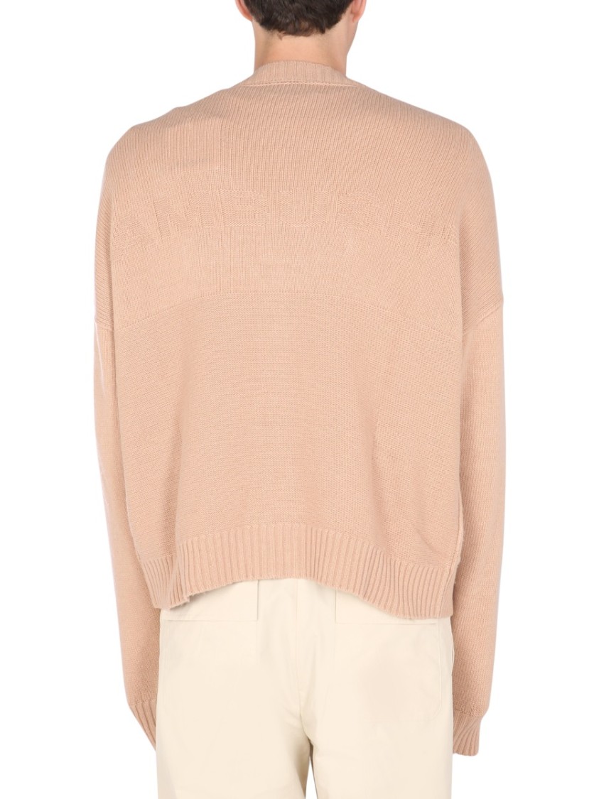 AMBUSH V-Neck Oversized Cardigan Neutraal