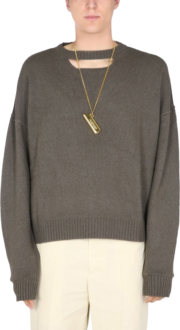AMBUSH Oversize Fit Sweater Grijs