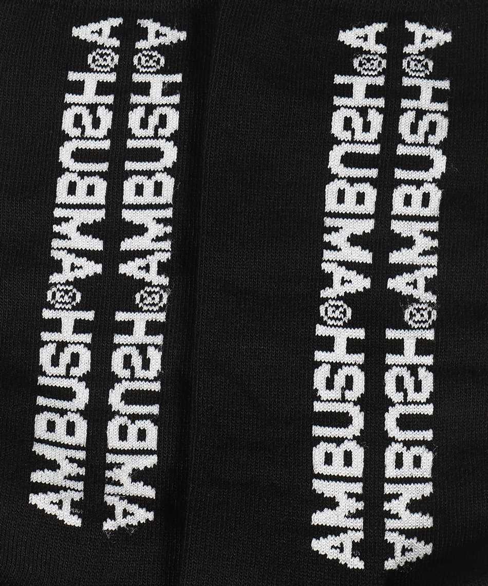 AMBUSH Logo cotton blend socks Zwart
