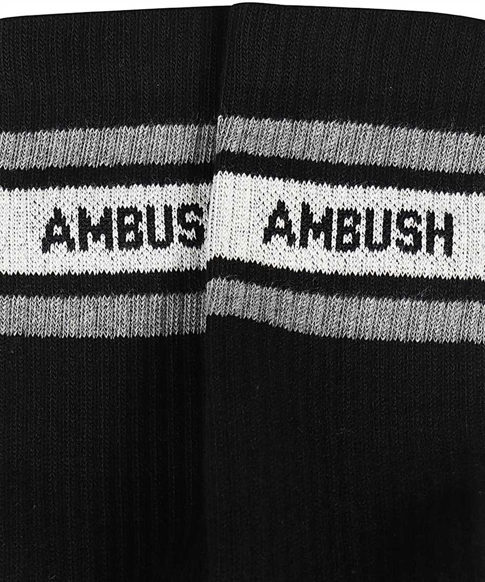 AMBUSH Logo cotton blend socks Zwart