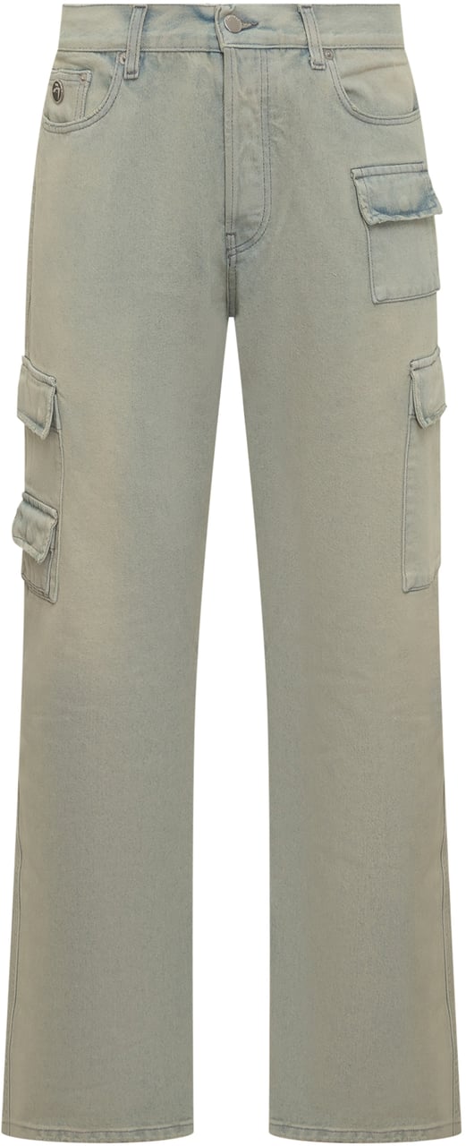 AMBUSH Jeans Cargo Denim Blauw