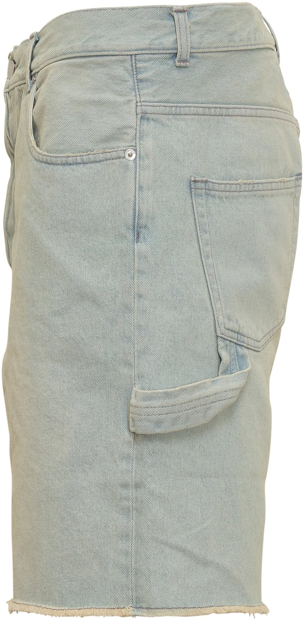 AMBUSH Shorts Denim Rawedge Blauw