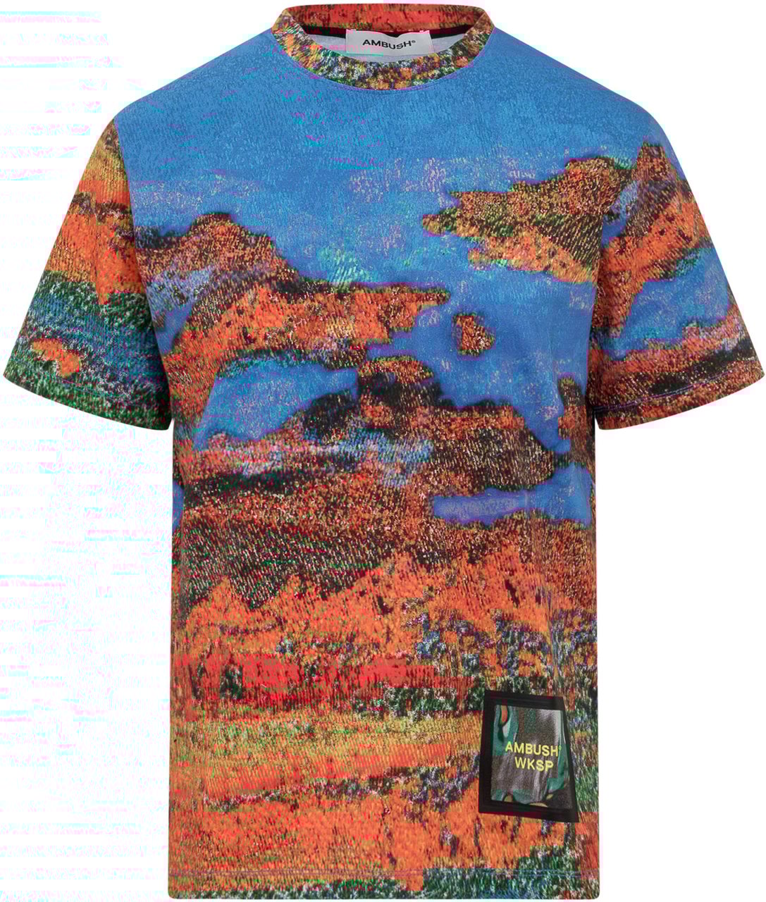 AMBUSH T-Shirt con Stampa Blauw